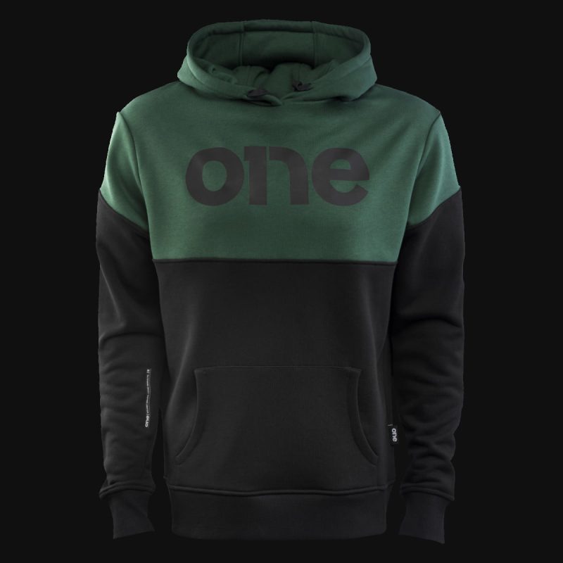 Zweifarbiges Herren Hoodie - Midnight Forest Duo