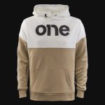 Zweifarbiges Herren Hoodie - Neutral One