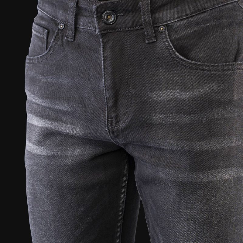 Schwarze Herrenjeans - Noir Threads - 04