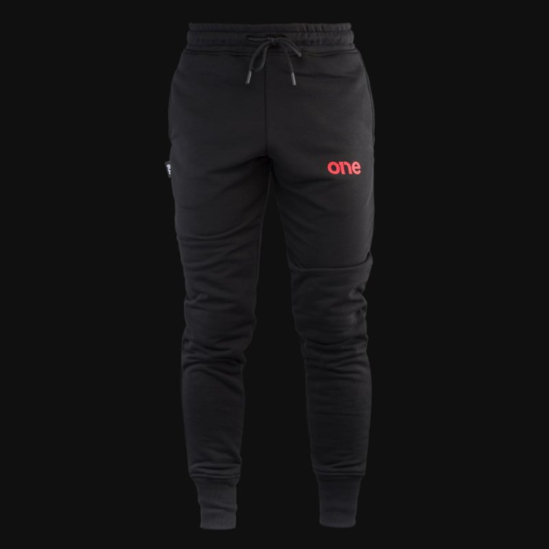 Herren Jogginghose Schwarz - Red One