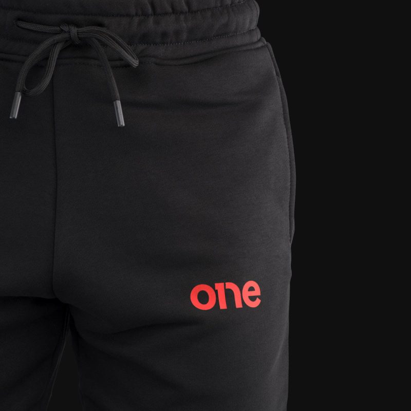 Herren Jogginghose Schwarz - Red One - 05