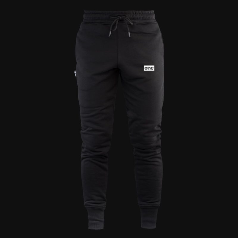 Herren Jogginghose Schwarz - White Classics