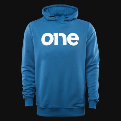 Blaues Herren-Kapuzensweatshirt – Polar One