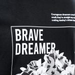 Herren T-Shirt schwarz - Brave Dreamer - 05