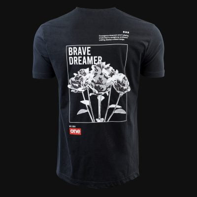 Herren T-Shirt schwarz - Brave Dreamer