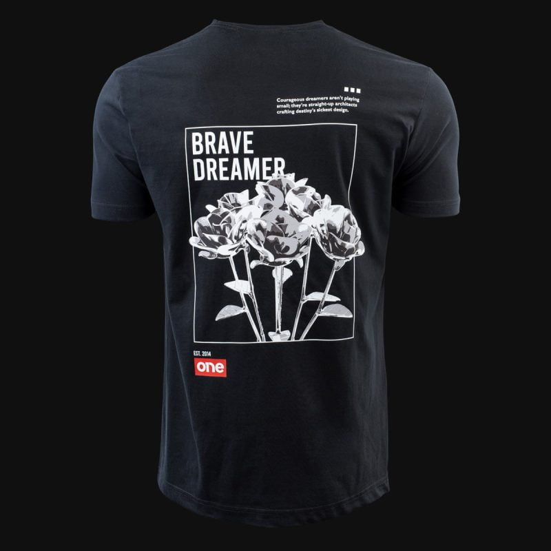 Herren T-Shirt schwarz - Brave Dreamer