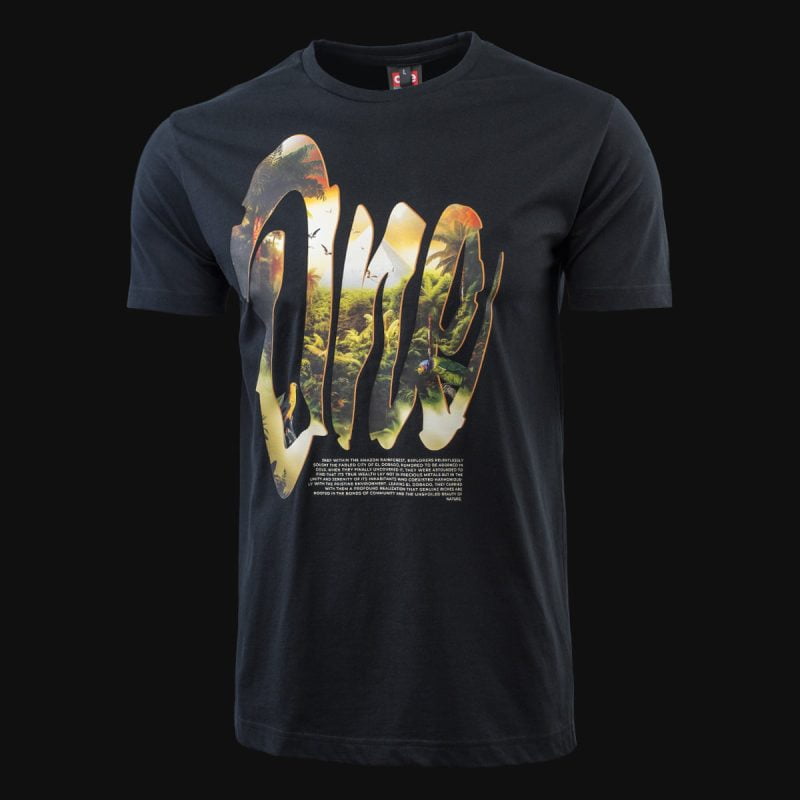 Herren T-Shirt schwarz – El Dorado One - 02