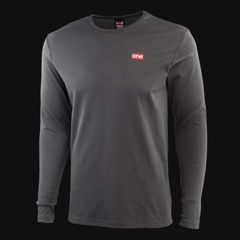 Graues Herrenhemd - Red One - 02