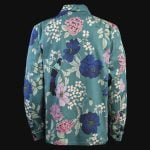 Herren Overshirt mit Knöpfen und Eingrifftaschen - Jungle Dusk - 03