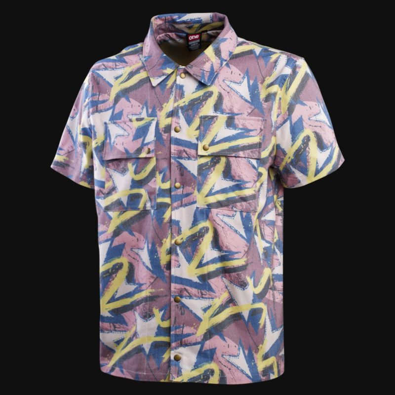 Herren Overshirt mit kurzen Ärmeln und Eingrifftaschen - Oasis One - 02