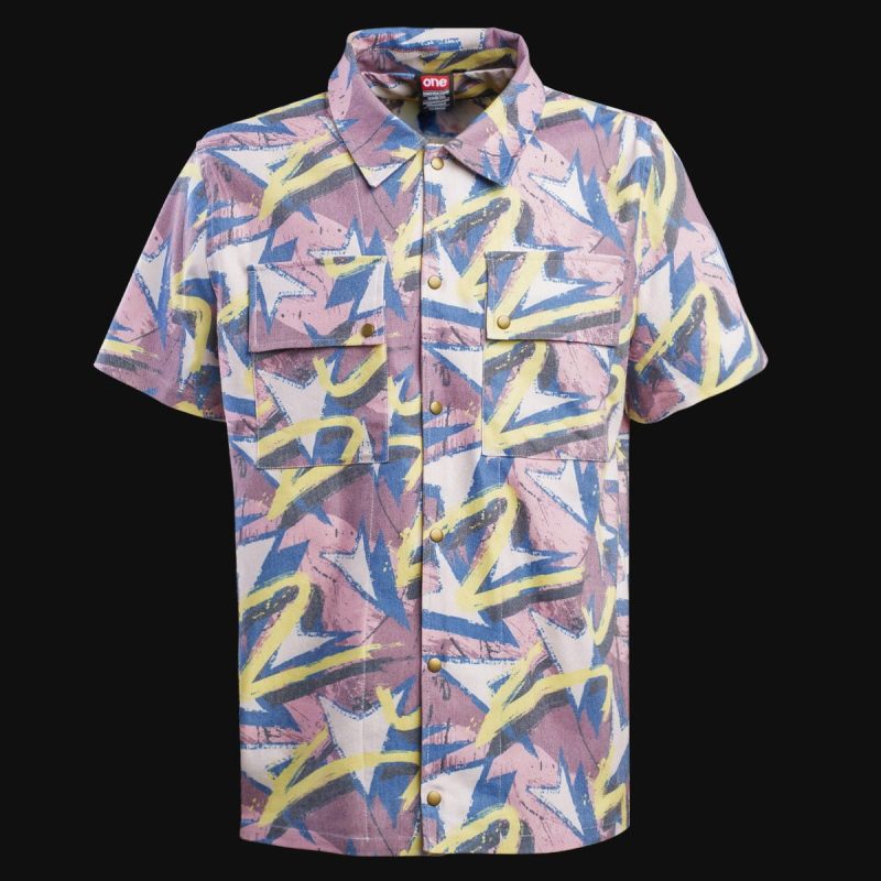 Herren Overshirt mit kurzen Ärmeln und Eingrifftaschen - Oasis One