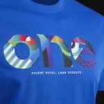 Herren T-Shirt blau – Multicolor One - 03