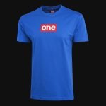 Herren T-Shirt blau – Red Box One - 02