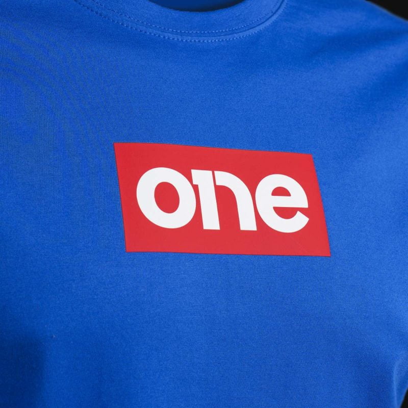 Herren T-Shirt blau – Red Box One - 03
