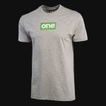 Herren T-Shirt grau – Green One - 02