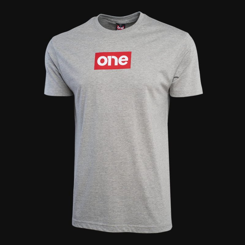 Herren T-Shirt grau – Red One - 02