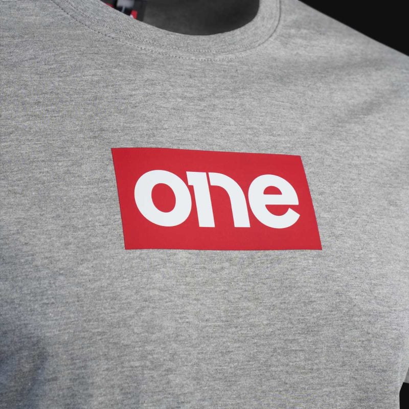Herren T-Shirt grau – Red One - 03