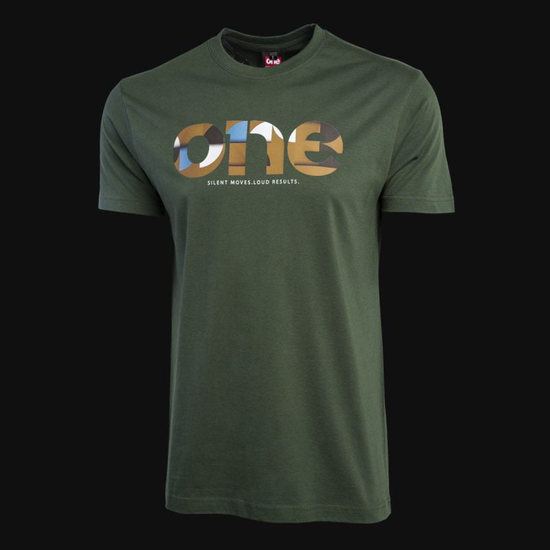 Herren T-Shirt grün – Forest One - 02