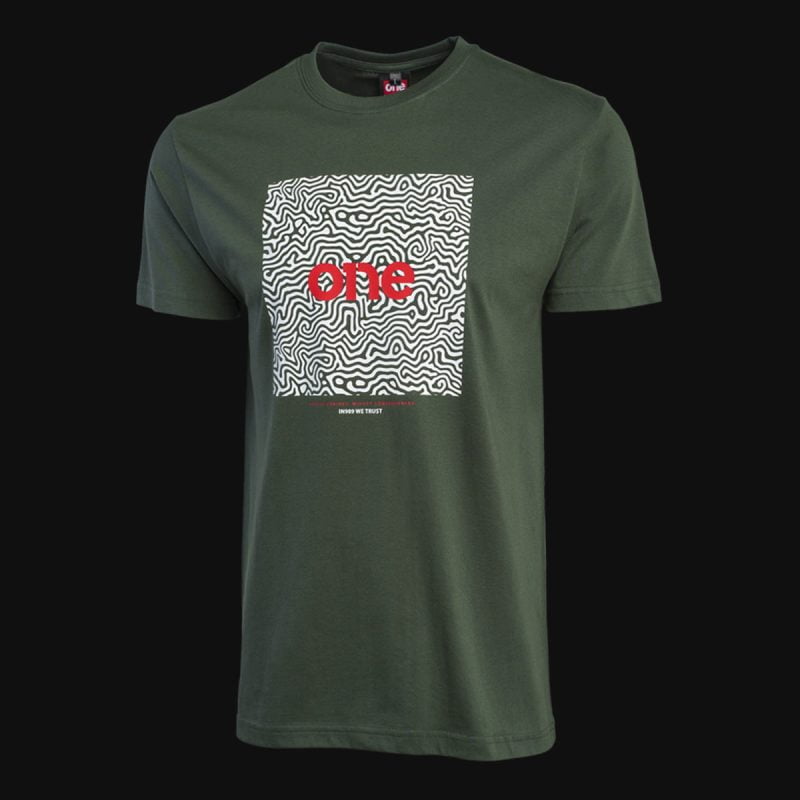 Herren T-Shirt grün – Maze One - 02