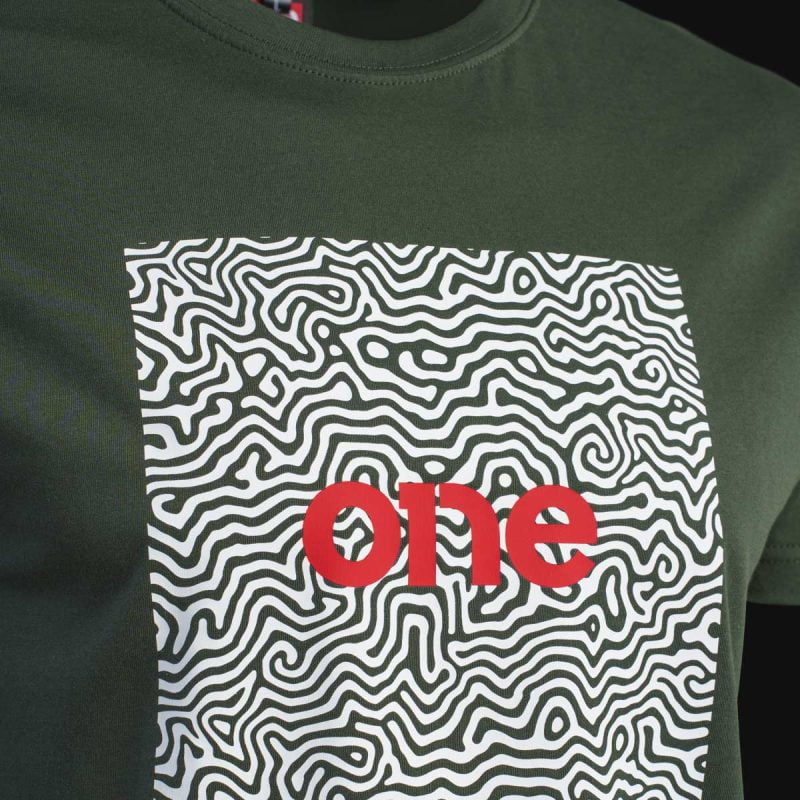 Herren T-Shirt grün – Maze One - 03
