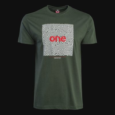 Herren T-Shirt grün – Maze One
