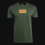 Herren T-Shirt grün – Sunset One