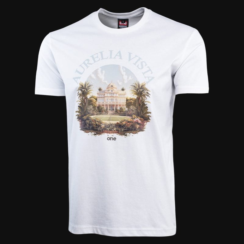 Herren T-Shirt weiß - Aurelia Vista - 02