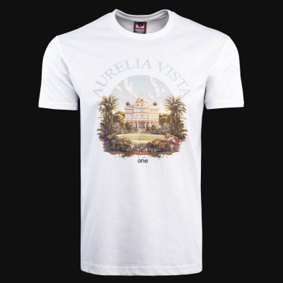 Herren T-Shirt weiß - Aurelia Vista