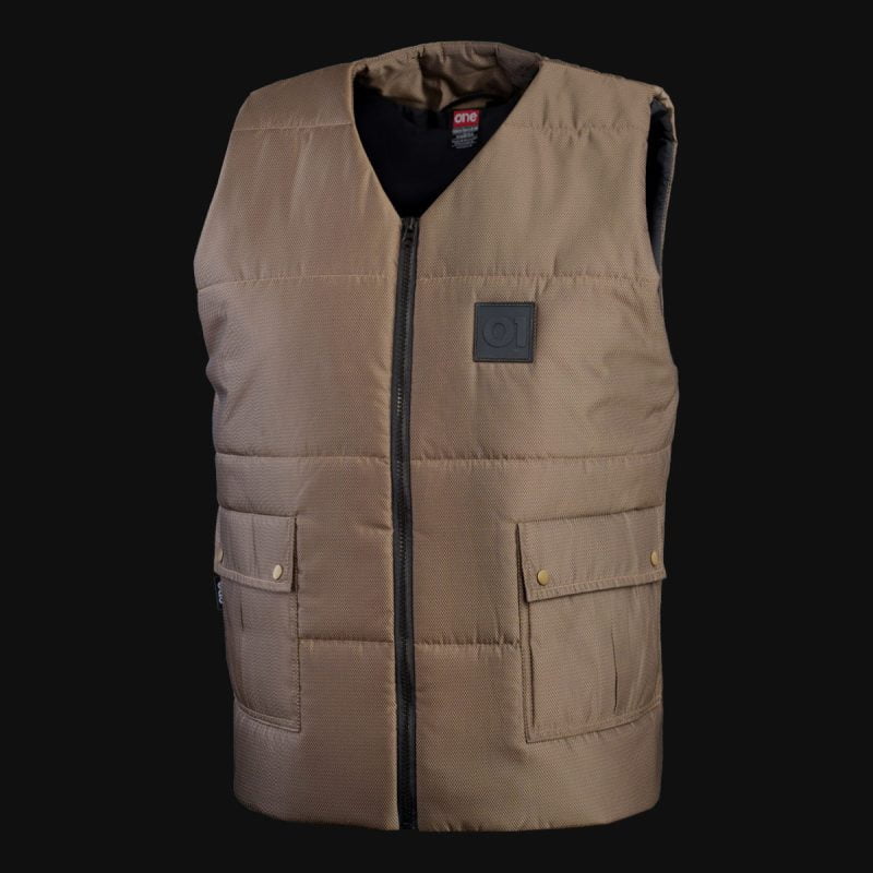 Herrenweste Beige – Dune V02 - 03