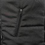 Schwarze Herrenweste mit Kapuze – O1 Black - 07