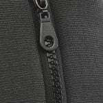 Schwarze Herrenweste mit Kapuze – O1 Black - 08