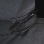 Schwarze Herrenweste mit Kapuze – O1 Black - 11