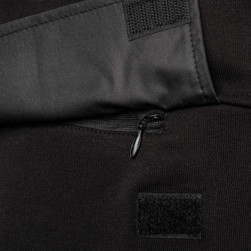 Schwarzes Herren Hoodie – Stealth Tech One - 04