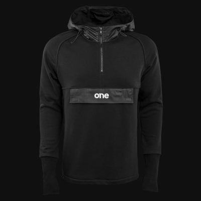 Schwarzes Herren Hoodie – Stealth Tech One