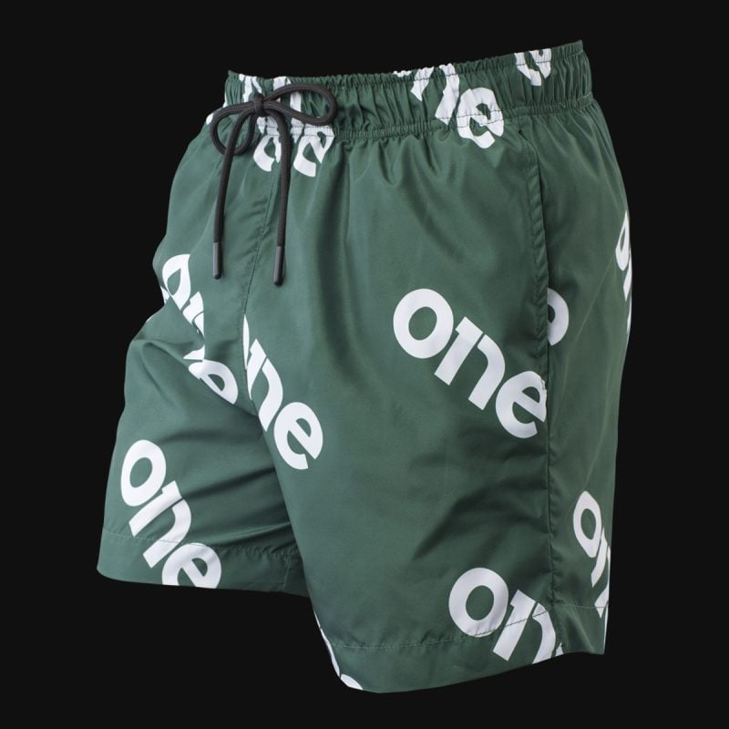 Herren Badeshorts Green One - 02