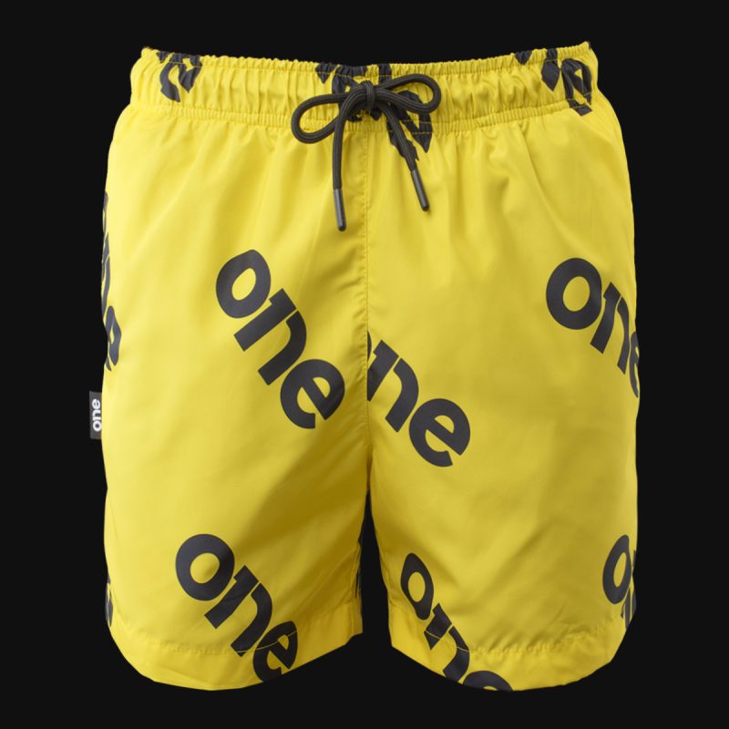 Herren Badeshorts Yellow One