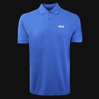 Herren Poloshirt blau mit Kragen Noble One