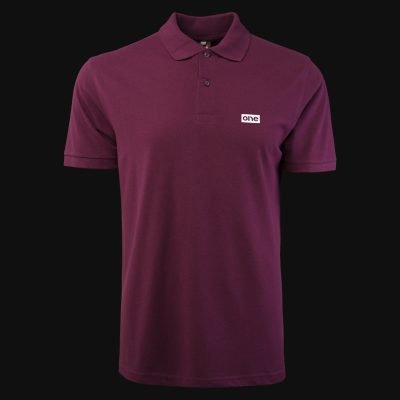 Herren Poloshirt burgund mit Kragen Legacy One