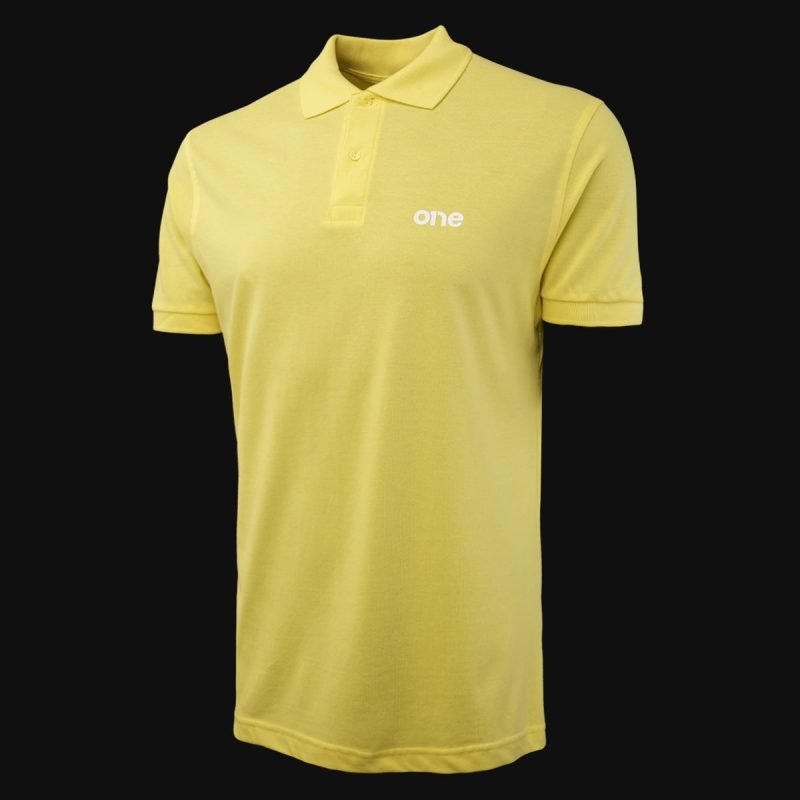 Herren Poloshirt gelb mit Kragen Solar One - 03