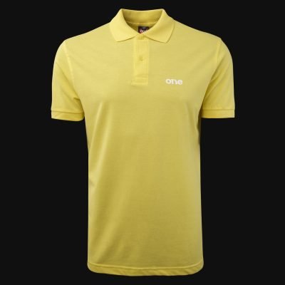Herren Poloshirt gelb mit Kragen Solar One