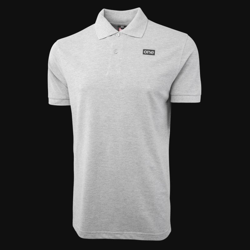 Herren Poloshirt grau mit Kragen Granite One - 03