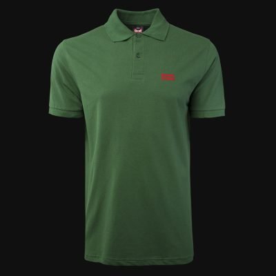 Herren Poloshirt grün mit Kragen Forest One