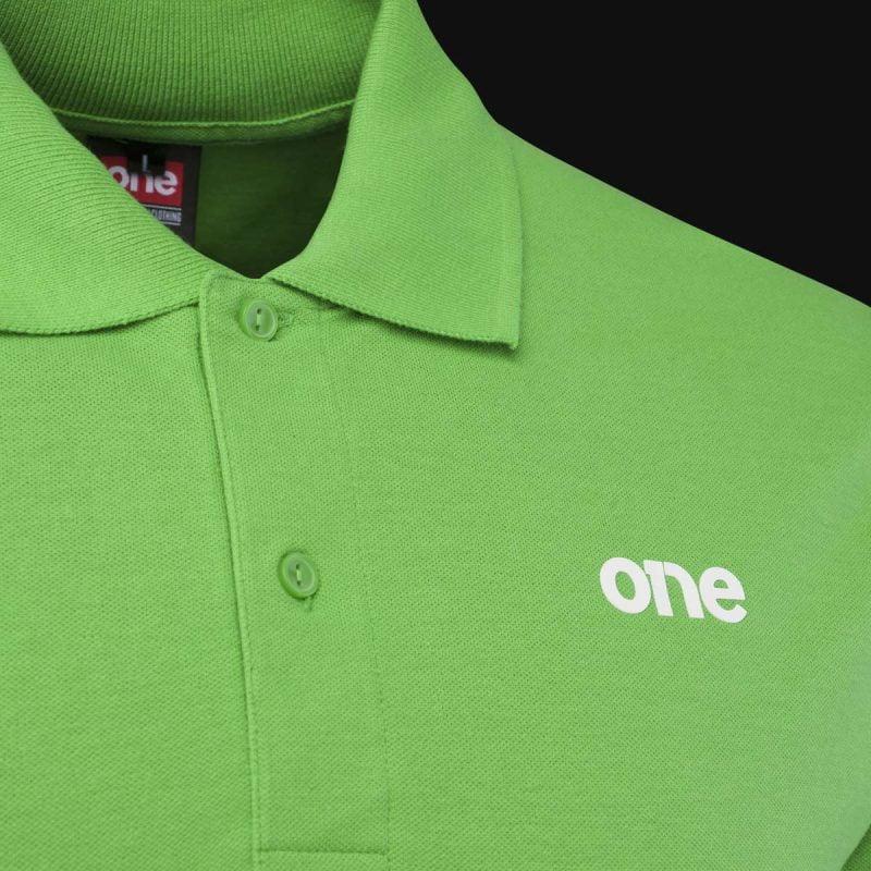 Herren Poloshirt grün mit Kragen Thunder One - 02