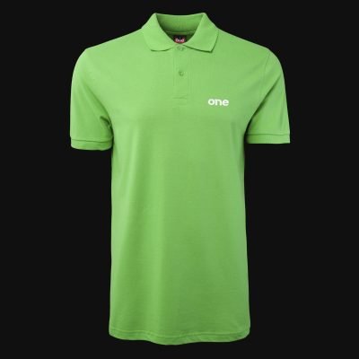 Herren Poloshirt grün mit Kragen Thunder One