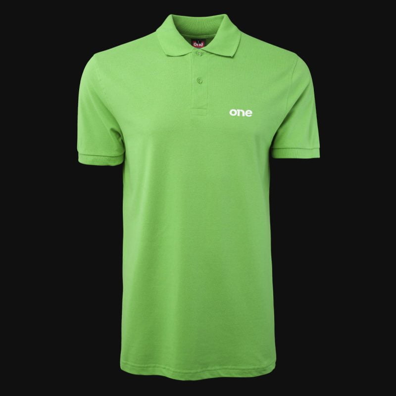 Herren Poloshirt grün mit Kragen Thunder One