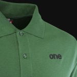 Herren Poloshirt grün mit Kragen Commando One - 02