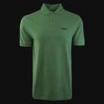 Herren Poloshirt grün mit Kragen Commando One