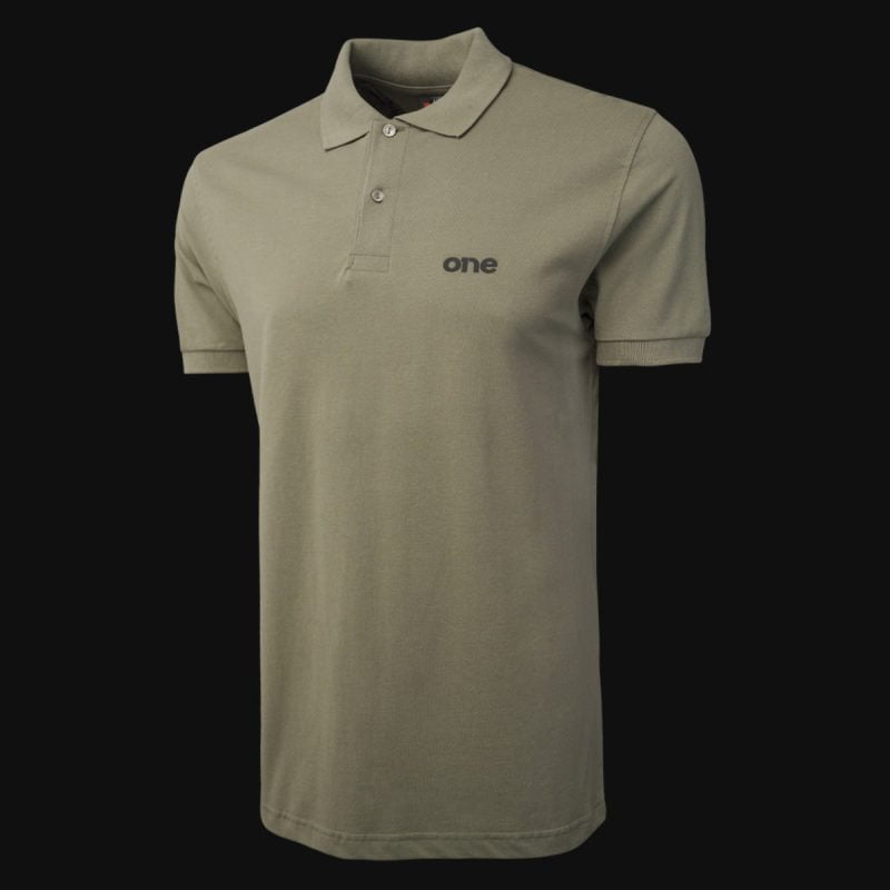 Herren Poloshirt khaki mit Kragen Sentinel One - 03