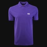 Herren Poloshirt lila mit Kragen Emperor One