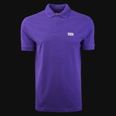Herren Poloshirt lila mit Kragen Emperor One